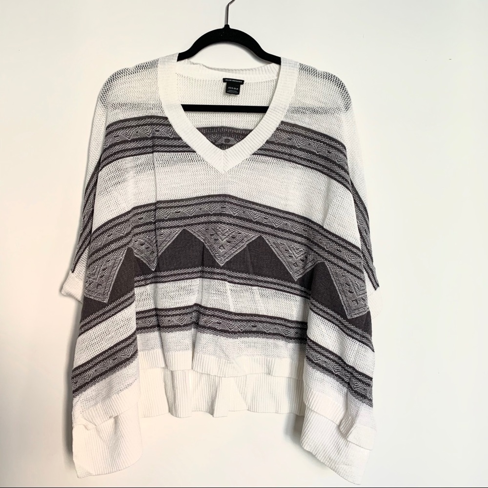 Club Monaco Aztec Poncho
